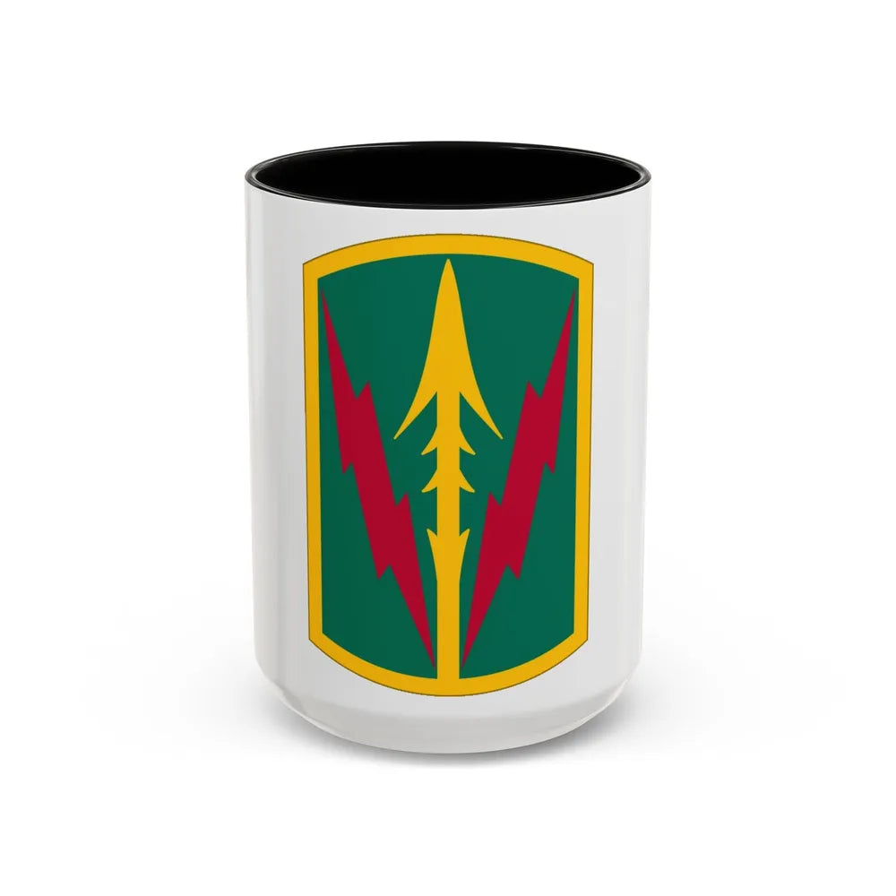Military Police Brigade Hawaii (U.S. Army) Accent Coffee Mug 15oz Black - Go Mug Yourself