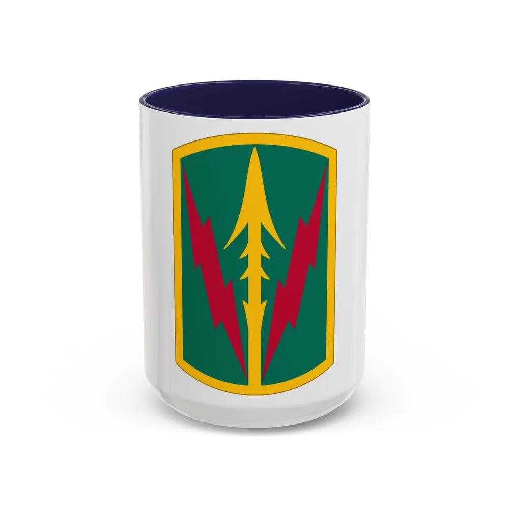 Military Police Brigade Hawaii (U.S. Army) Accent Coffee Mug 15oz Navy - Go Mug Yourself
