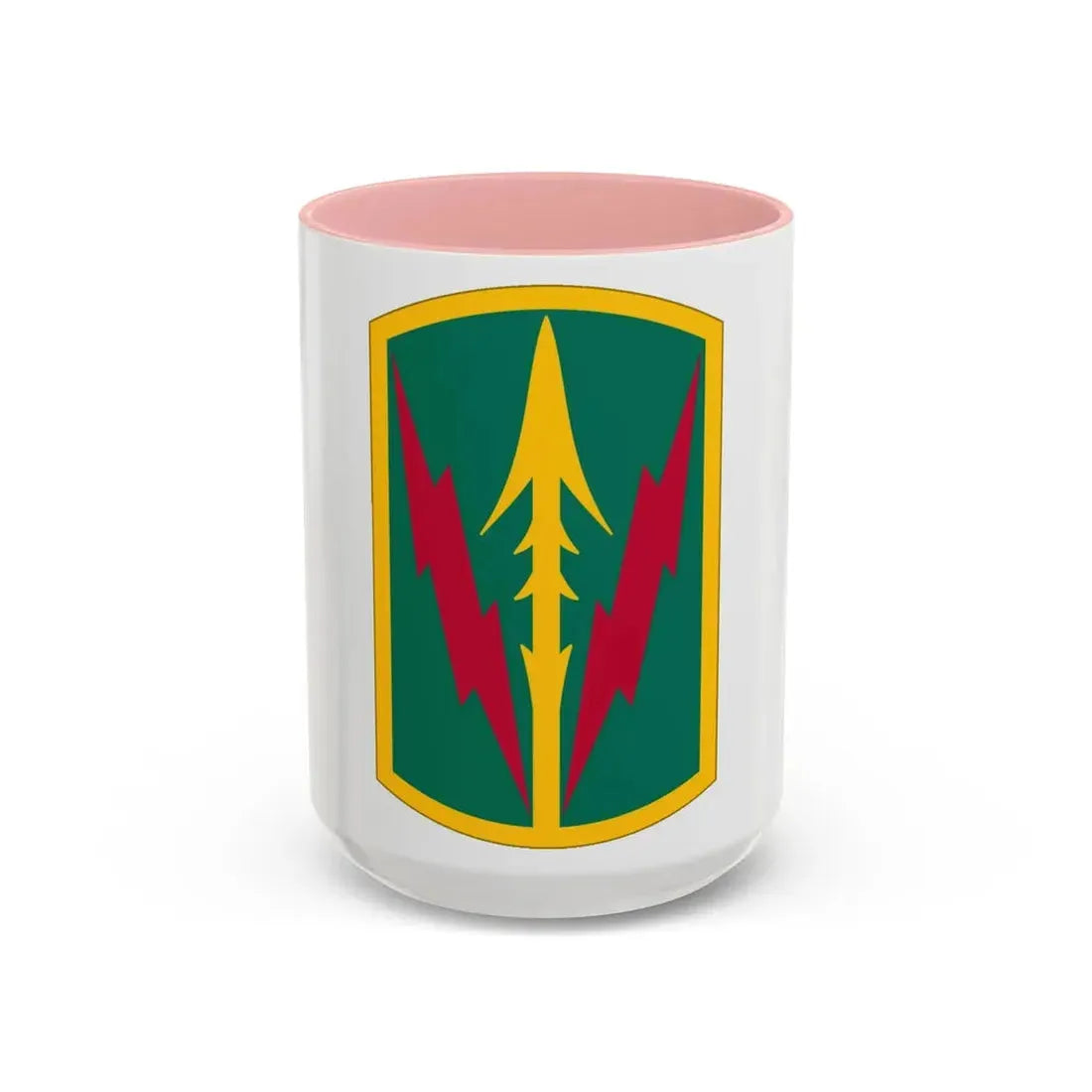 Military Police Brigade Hawaii (U.S. Army) Accent Coffee Mug 15oz Pink - Go Mug Yourself