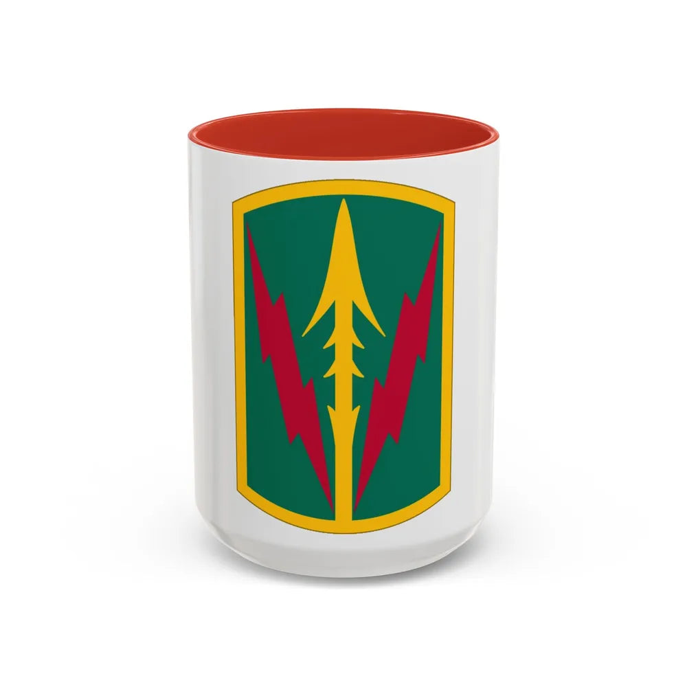 Military Police Brigade Hawaii (U.S. Army) Accent Coffee Mug 15oz Red - Go Mug Yourself