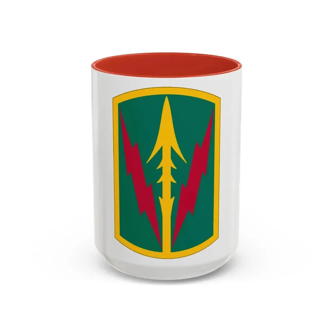 Military Police Brigade Hawaii (U.S. Army) Accent Coffee Mug 15oz Red - Go Mug Yourself