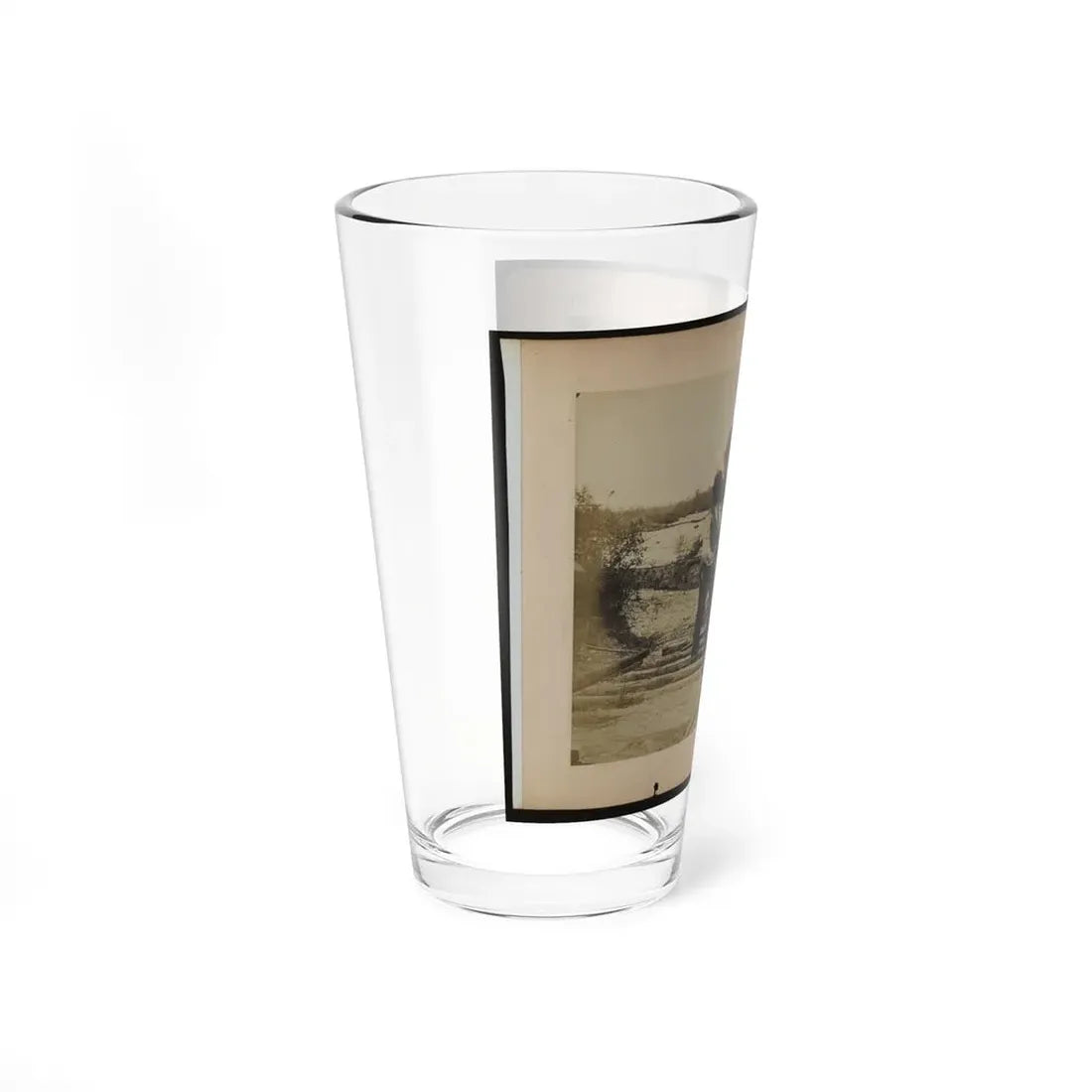 Military Railroad Operations In Northern Virginia Men Using Levers For Loosening Rails 001 (U.S. Civil War) Pint Glass 16oz - Go Mug Yourself