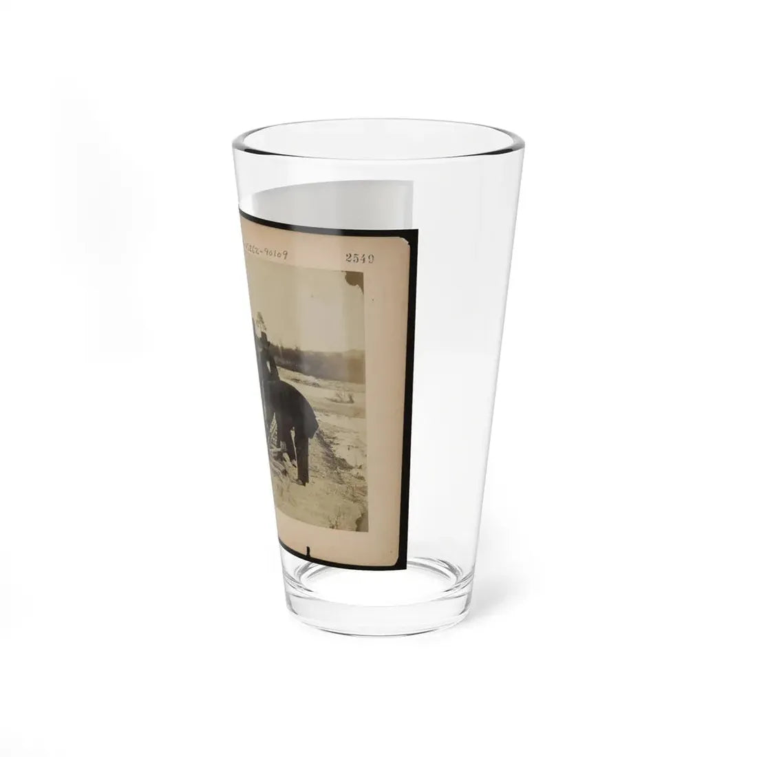 Military Railroad Operations In Northern Virginia Men Using Levers For Loosening Rails 001 (U.S. Civil War) Pint Glass 16oz - Go Mug Yourself