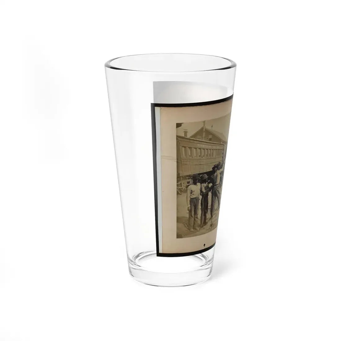 Military Railroad Operations In Northern Virginia Men Using Levers For Loosening Rails(2) (U.S. Civil War) Pint Glass 16oz - Go Mug Yourself