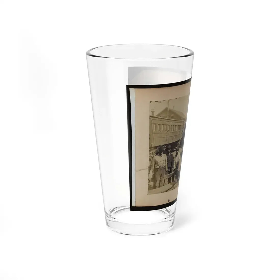 Military Railroad Operations In Northern Virginia Men Using Levers For Loosening Rails (U.S. Civil War) Pint Glass 16oz - Go Mug Yourself
