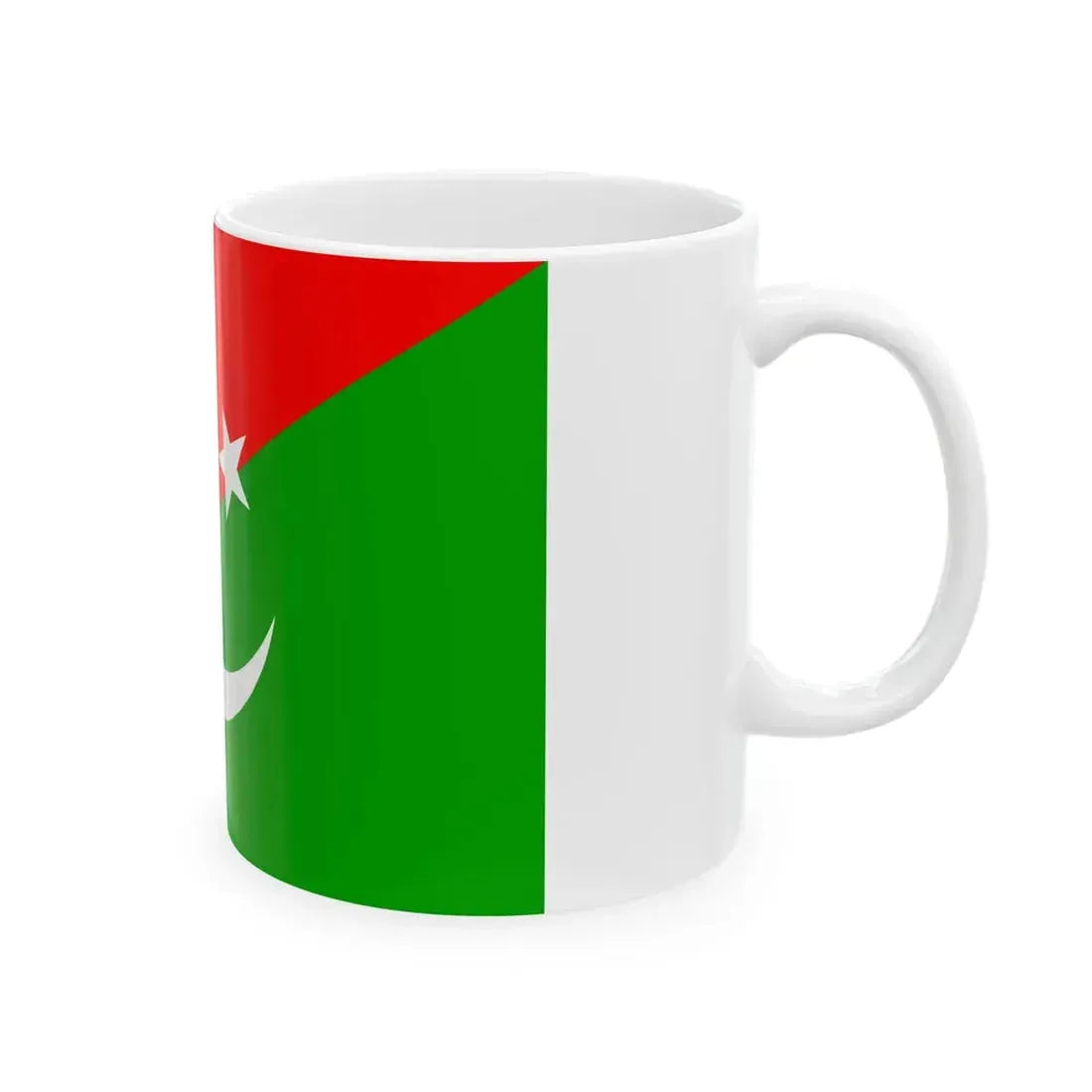 Millat Party Pakistan Flag (Pakistan) White Coffee Mug - Go Mug Yourself