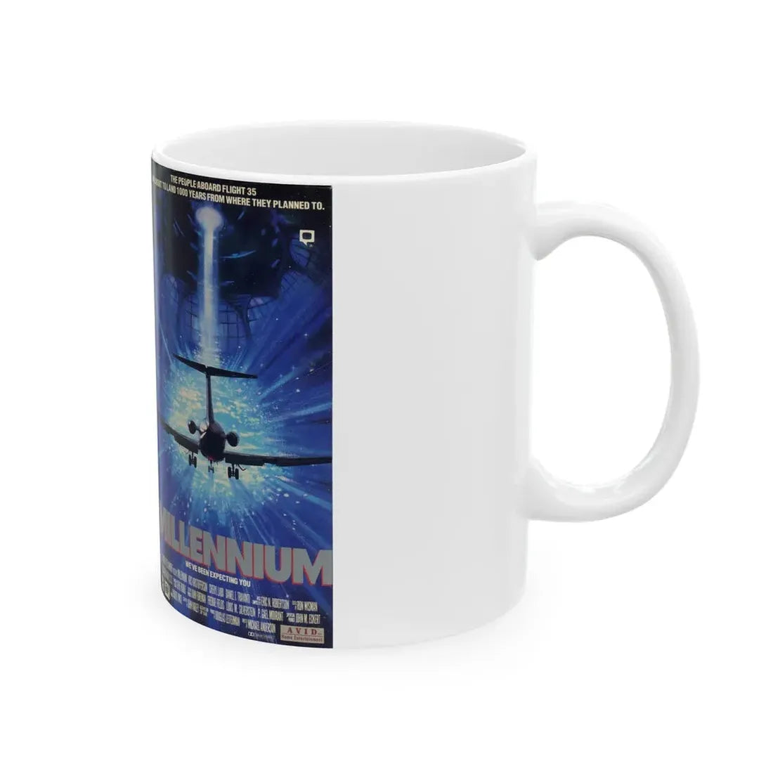 MILLENNIUM (VHS COVER) - White Coffee Mug - Go Mug Yourself