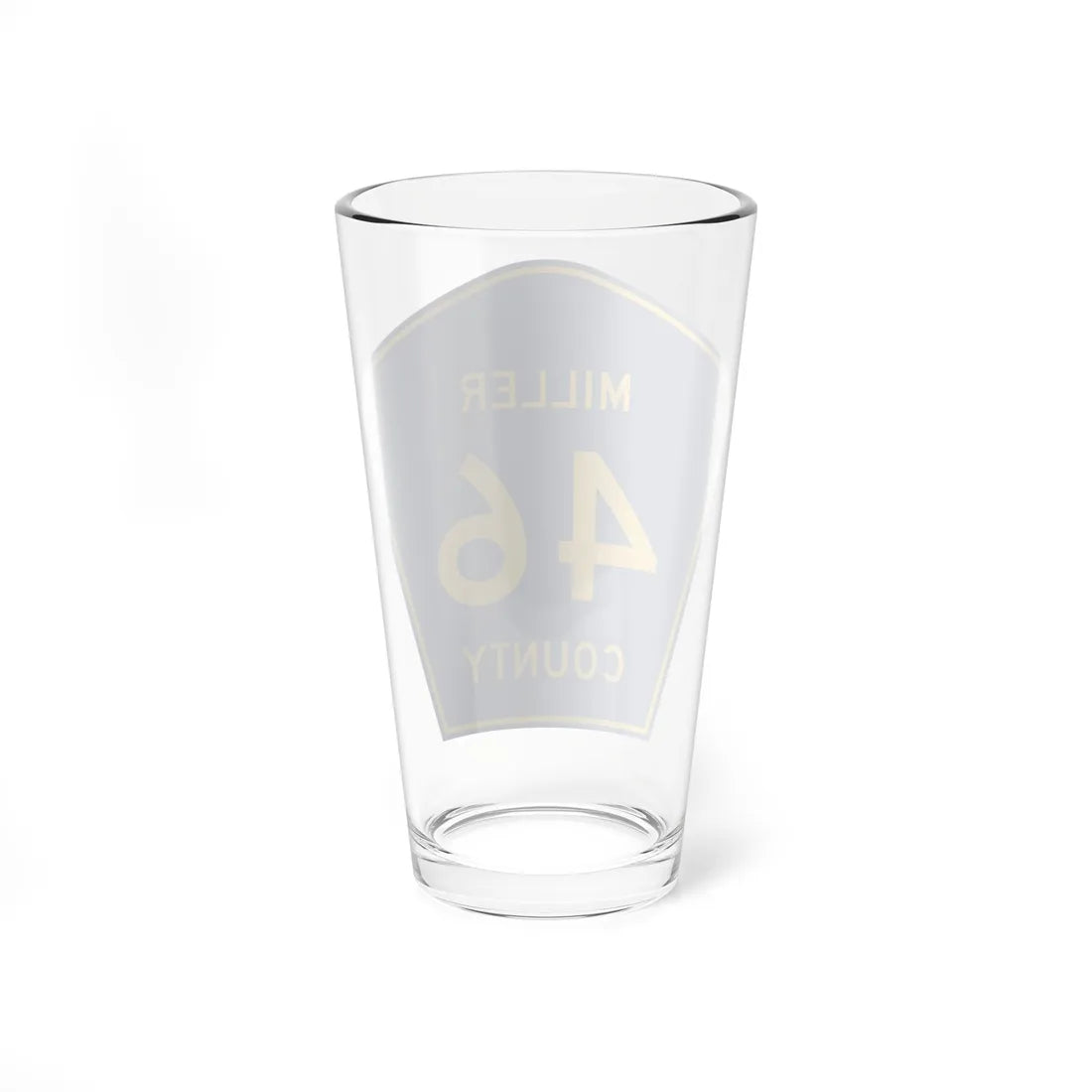 Miller County Route 46 AR (Arkansas) (Road Sign) Pint Glass 16oz - Go Mug Yourself