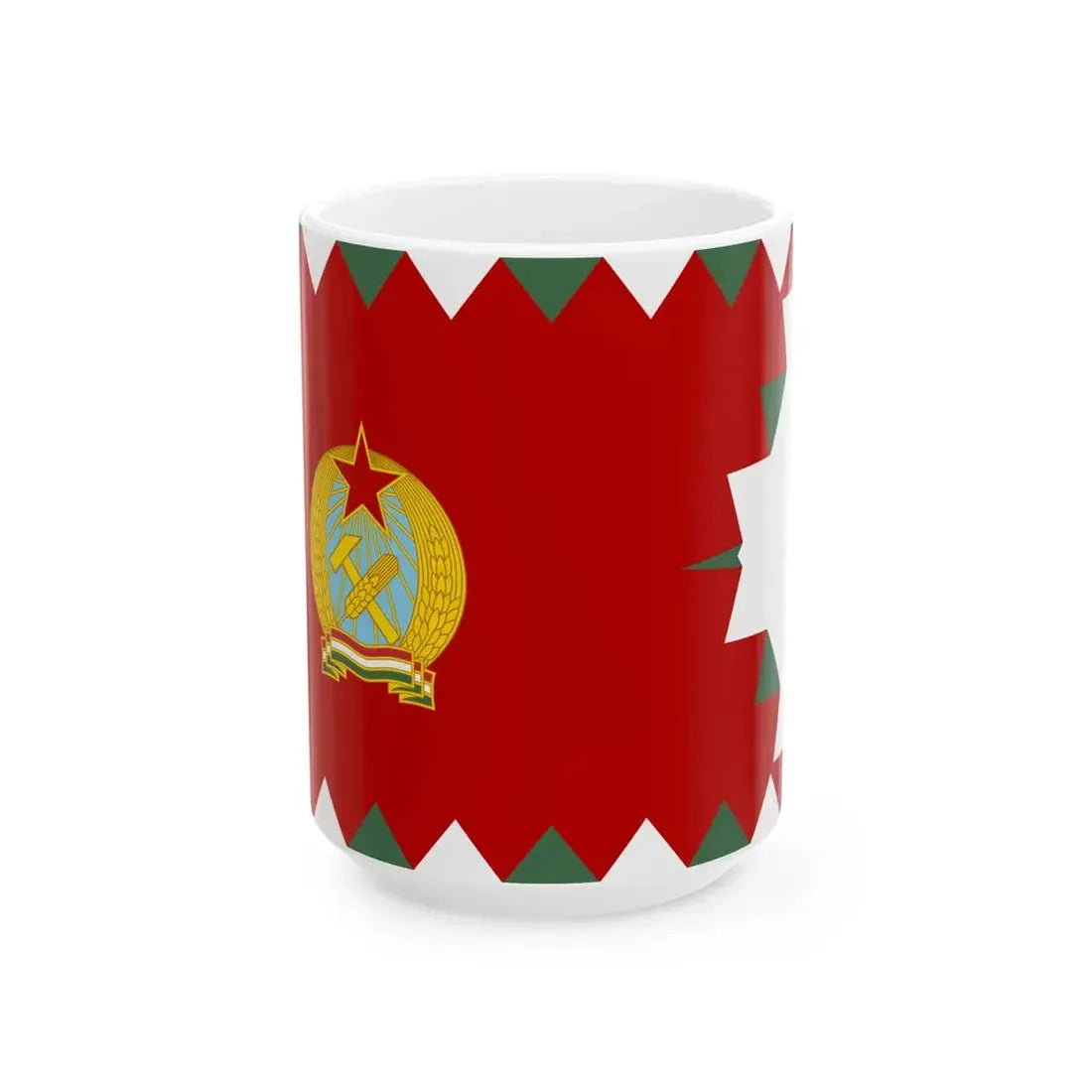 Ministerial Pennant of Hungary 1955-1957 (Hungary) White Coffee Mug 15oz - Go Mug Yourself