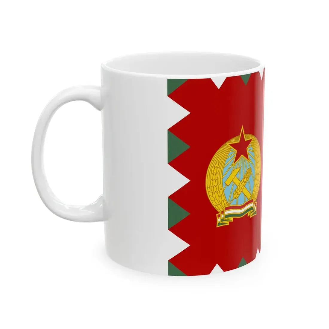 Ministerial Pennant of Hungary 1955-1957 (Hungary) White Coffee Mug - Go Mug Yourself
