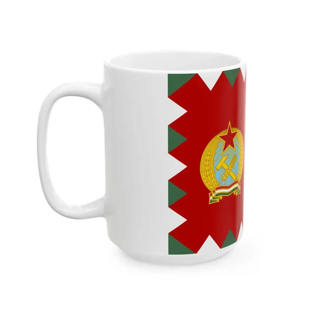 Ministerial Pennant of Hungary 1955-1957 (Hungary) White Coffee Mug - Go Mug Yourself