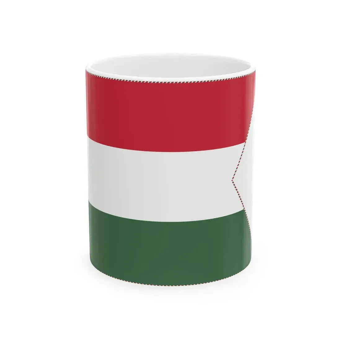 Ministerial Pennant of Hungary (Hungary) White Coffee Mug 11oz - Go Mug Yourself