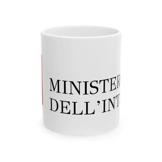 Ministero dellInterno (Italy) White Coffee Mug 11oz - Go Mug Yourself