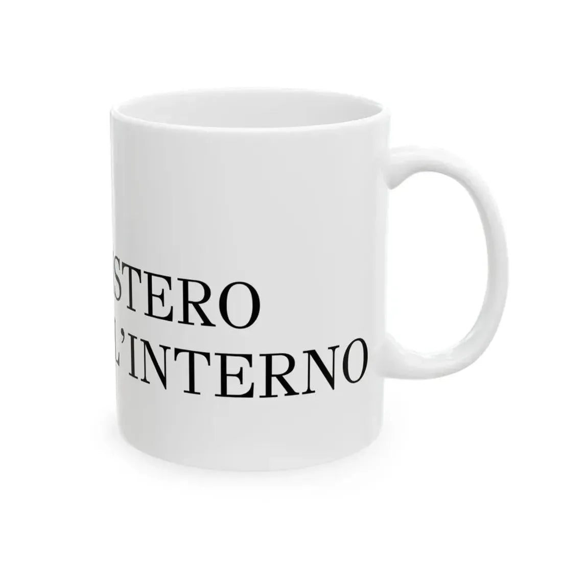Ministero dellInterno (Italy) White Coffee Mug - Go Mug Yourself