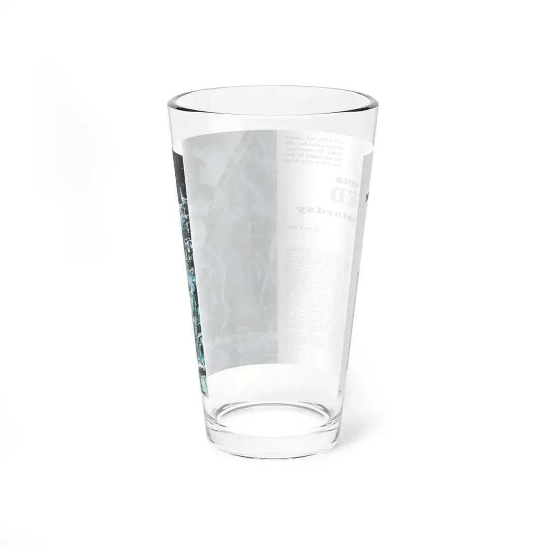Minnesota Died on Saturday, For Men Only, February 1959 (Magazine Illustration) Pint Glass 16oz - Go Mug Yourself