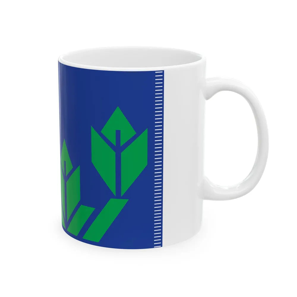 Minnesota flag submission F1435 (United States) White Coffee Mug - Go Mug Yourself
