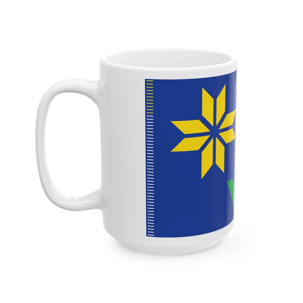 Minnesota flag submission F1435 (United States) White Coffee Mug - Go Mug Yourself