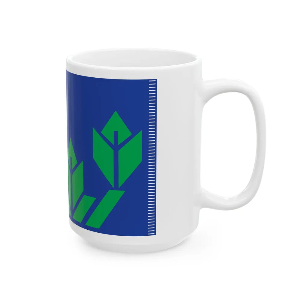 Minnesota flag submission F1435 (United States) White Coffee Mug - Go Mug Yourself