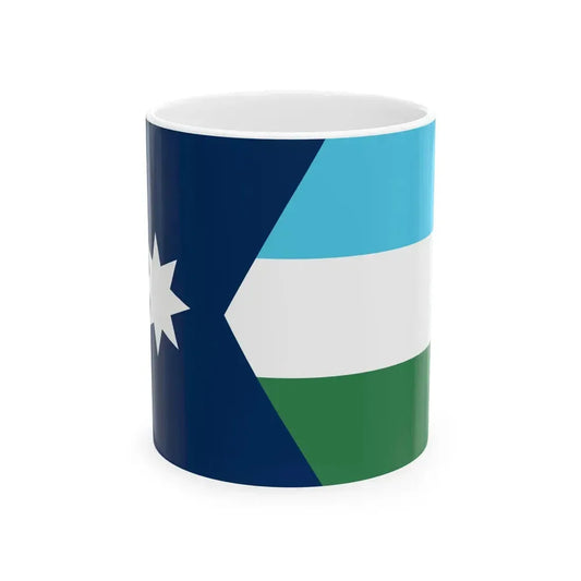 Minnesota flag submission F1953 - B2 (United States) White Coffee Mug 11oz - Go Mug Yourself
