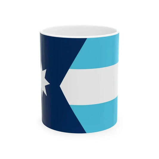 Minnesota flag submission F1953 - C2 (United States) White Coffee Mug 11oz - Go Mug Yourself