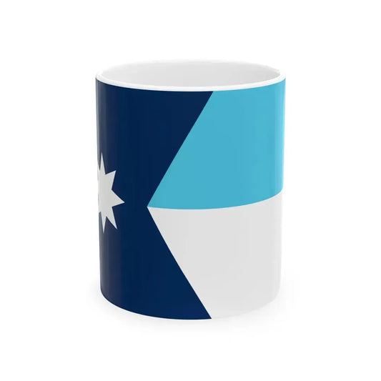 Minnesota flag submission F1953 - E2 (United States) White Coffee Mug 11oz - Go Mug Yourself