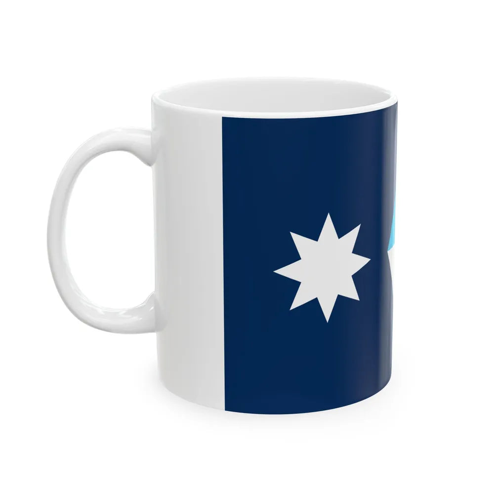 Minnesota flag submission F1953 - E2 (United States) White Coffee Mug - Go Mug Yourself