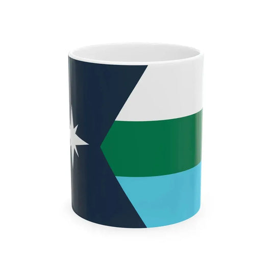 Minnesota flag submission F1953 (United States) White Coffee Mug 11oz - Go Mug Yourself