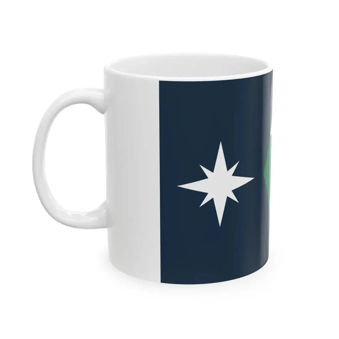 Minnesota flag submission F1953 (United States) White Coffee Mug - Go Mug Yourself