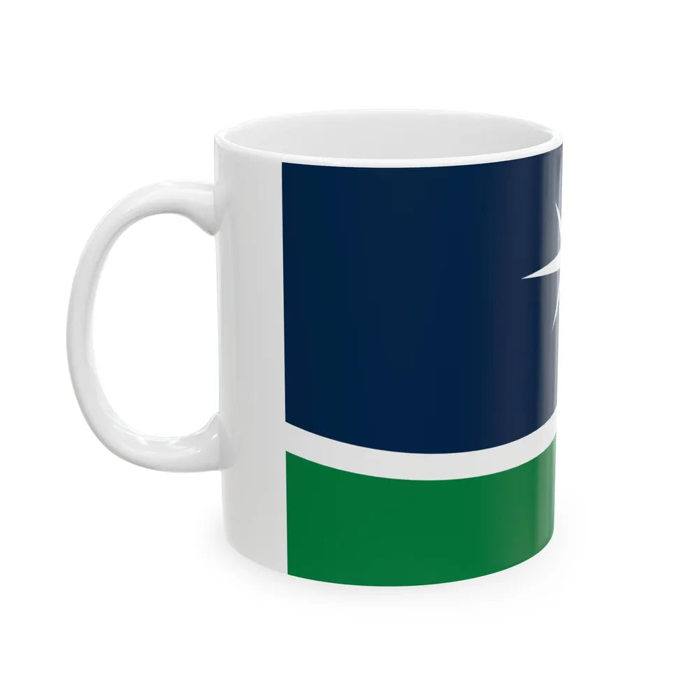 Minnesota flag submission F2100 (United States) White Coffee Mug - Go Mug Yourself