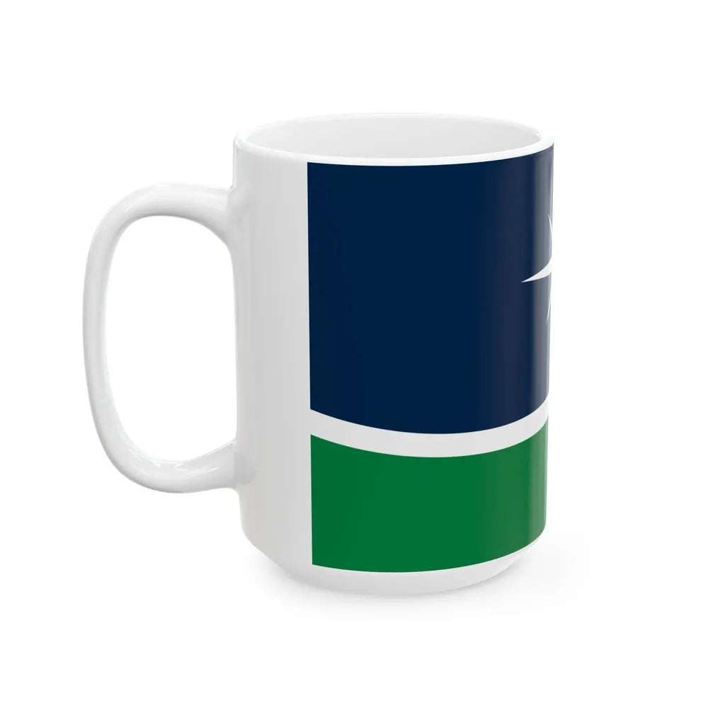 Minnesota flag submission F2100 (United States) White Coffee Mug - Go Mug Yourself