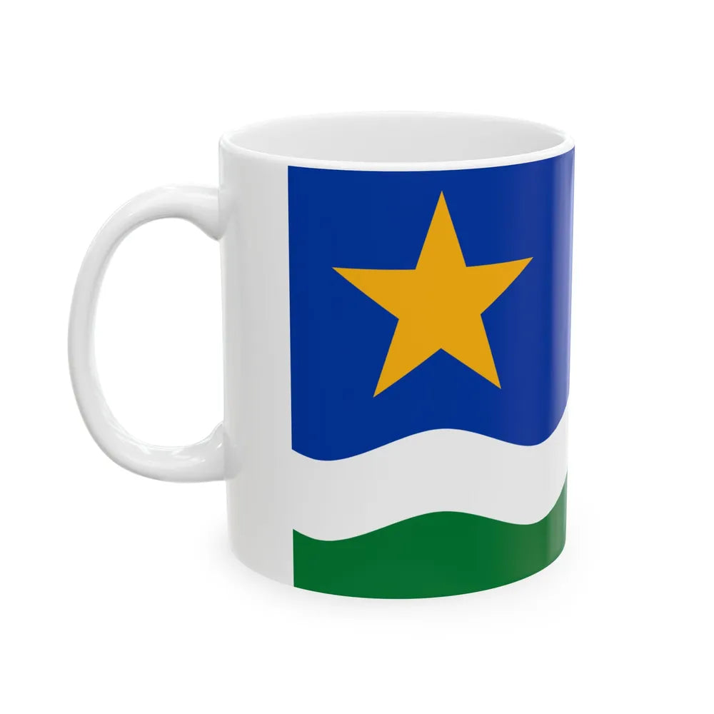 Minnesota North Star Flag (United States) White Coffee Mug - Go Mug Yourself