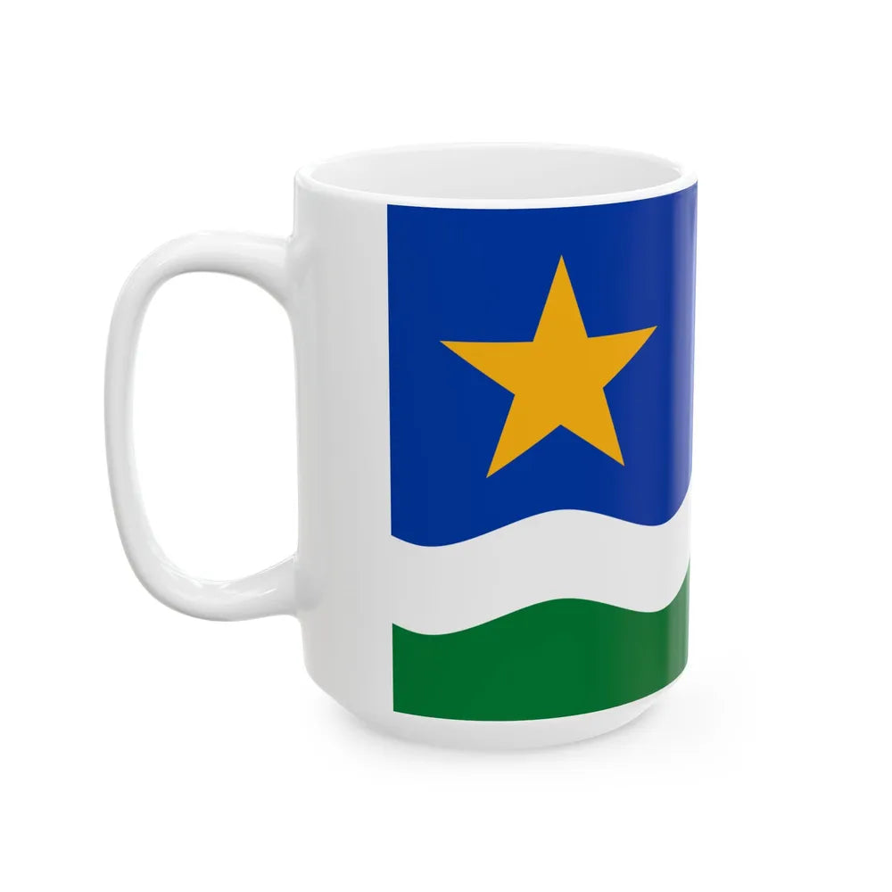 Minnesota North Star Flag (United States) White Coffee Mug - Go Mug Yourself