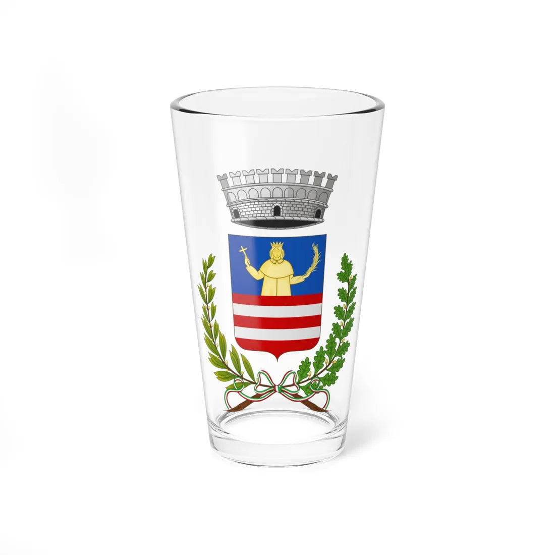 Minori-Stemma (Italy) (Coat of Arms) Pint Glass 16oz 16oz - Go Mug Yourself