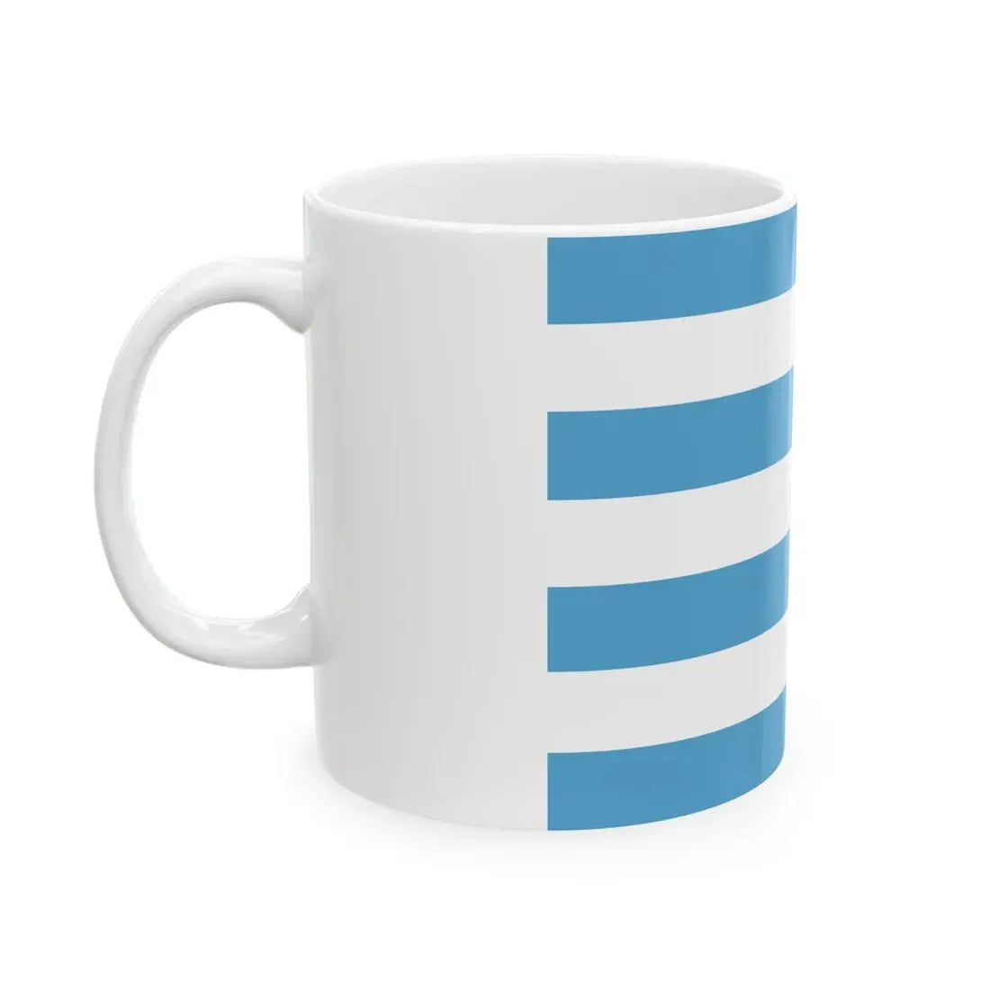 Misreported Merchant Ensign of San Marino modern colours (San Marino) White Coffee Mug - Go Mug Yourself