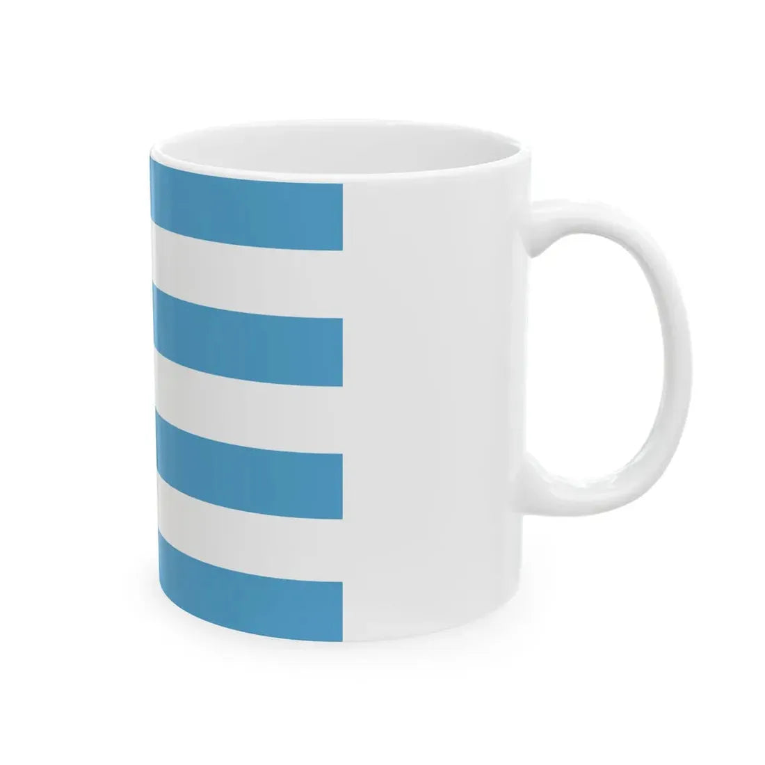 Misreported Merchant Ensign of San Marino modern colours (San Marino) White Coffee Mug - Go Mug Yourself