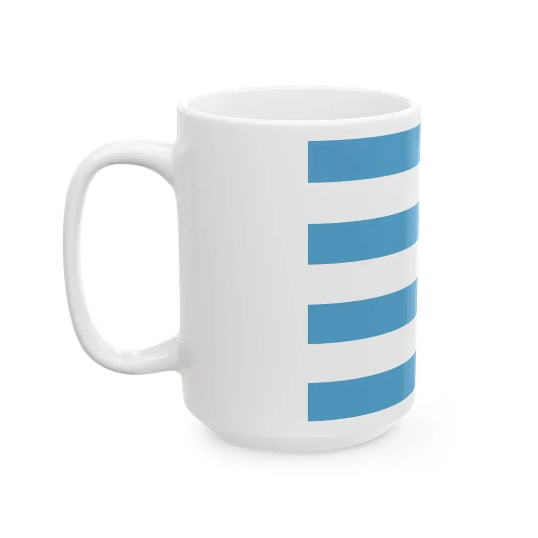 Misreported Merchant Ensign of San Marino modern colours (San Marino) White Coffee Mug - Go Mug Yourself