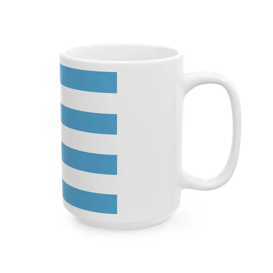 Misreported Merchant Ensign of San Marino modern colours (San Marino) White Coffee Mug - Go Mug Yourself
