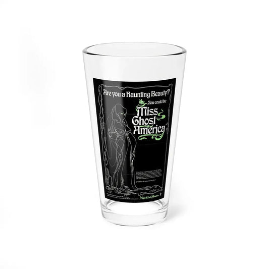 MISS GHOST AMERICA (NIGHT OF DARK SHADOWS) 1971 Movie Poster - Pint Glass 16oz 16oz - Go Mug Yourself