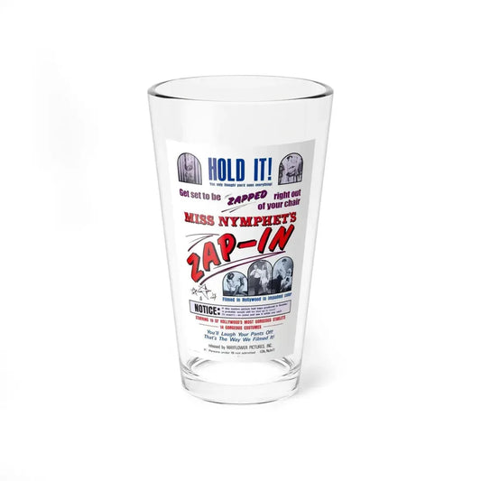 MISS NYMPHETS ZAP IN 1970 Movie Poster - Pint Glass 16oz 16oz - Go Mug Yourself