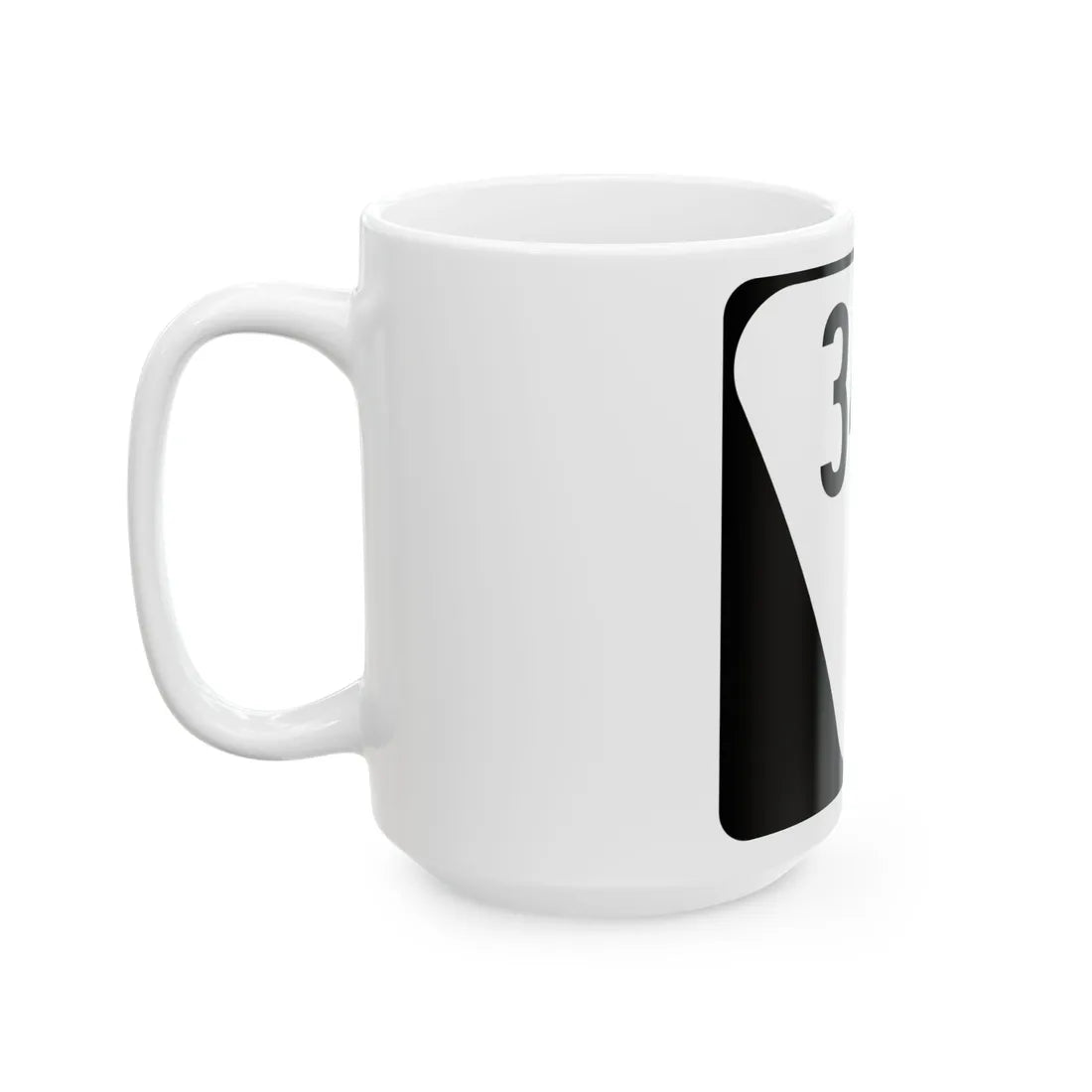 Mississippi 344 (Mississippi) (Road Sign) White Coffee Mug - Go Mug Yourself