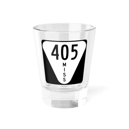 Mississippi 405 (Mississippi) (Road Sign) Shot Glass 1.5oz 1.5oz - Go Mug Yourself