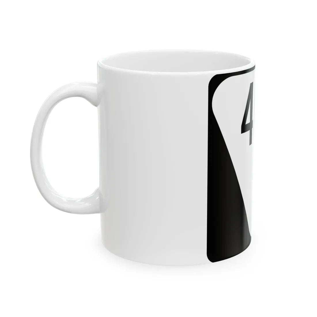 Mississippi 406 (Mississippi) (Road Sign) White Coffee Mug - Go Mug Yourself