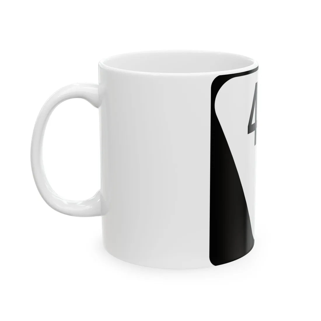 Mississippi 414 (Mississippi) (Road Sign) White Coffee Mug - Go Mug Yourself
