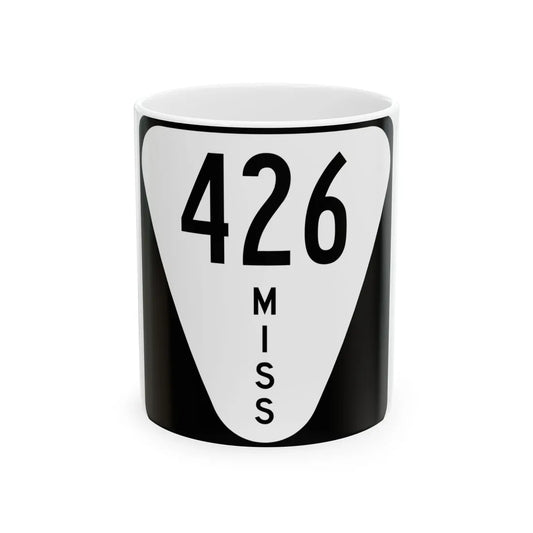 Mississippi 426 (Mississippi) (Road Sign) White Coffee Mug 11oz - Go Mug Yourself