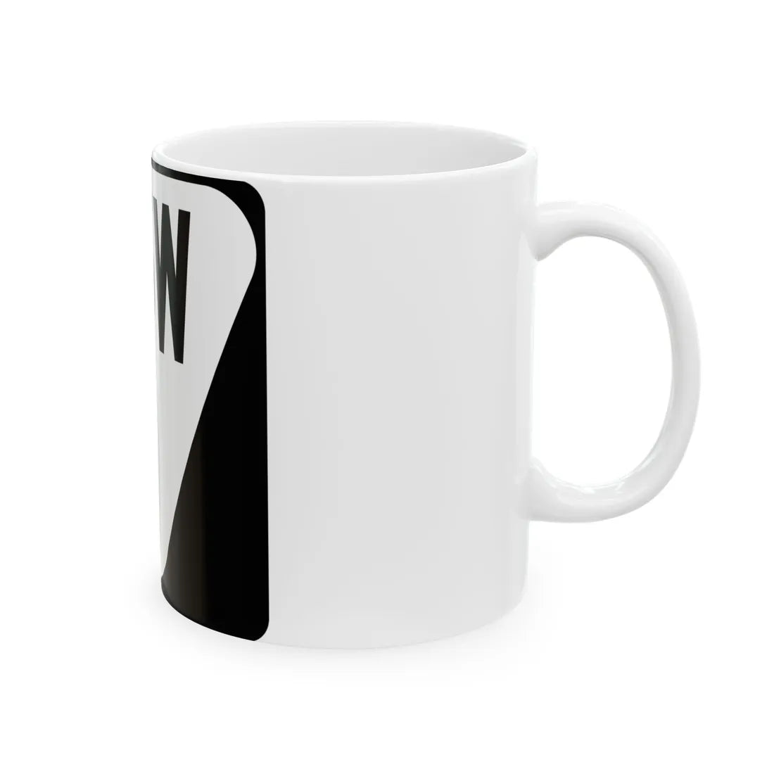 Mississippi 45W (Mississippi) (Road Sign) White Coffee Mug - Go Mug Yourself