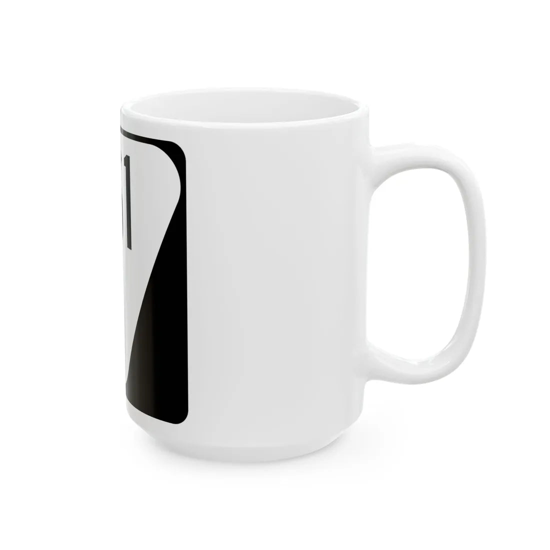 Mississippi 461 (Mississippi) (Road Sign) White Coffee Mug - Go Mug Yourself