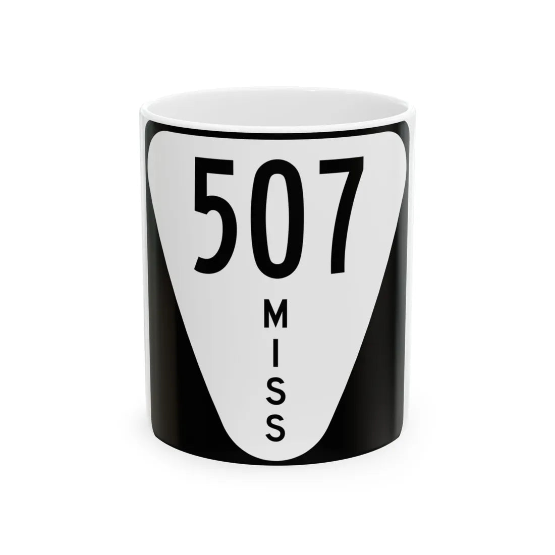 Mississippi 507 (Mississippi) (Road Sign) White Coffee Mug 11oz - Go Mug Yourself