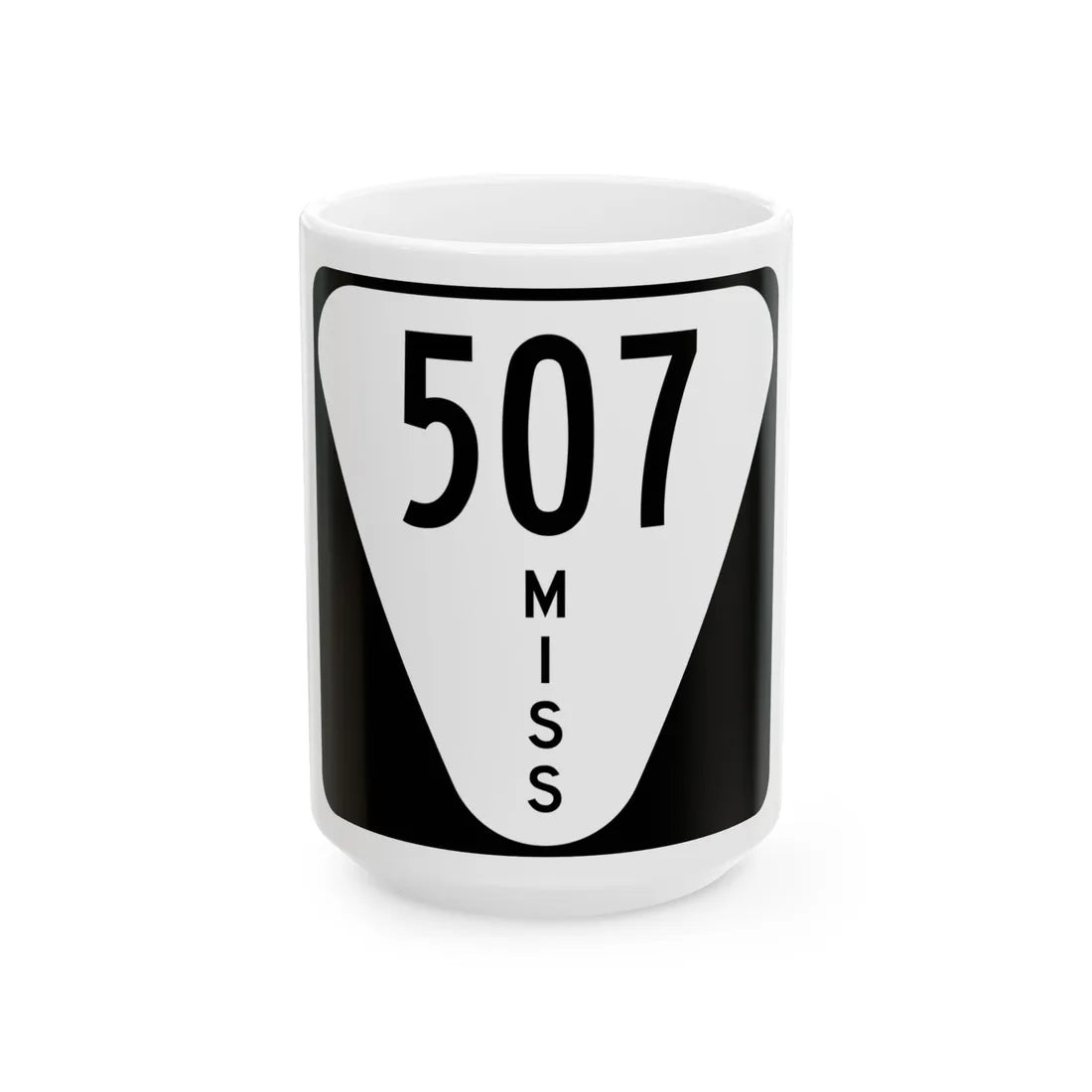 Mississippi 507 (Mississippi) (Road Sign) White Coffee Mug 15oz - Go Mug Yourself