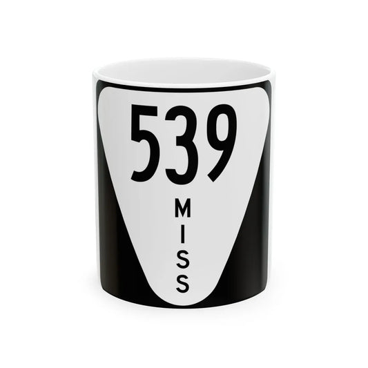 Mississippi 539 (Mississippi) (Road Sign) White Coffee Mug 11oz - Go Mug Yourself