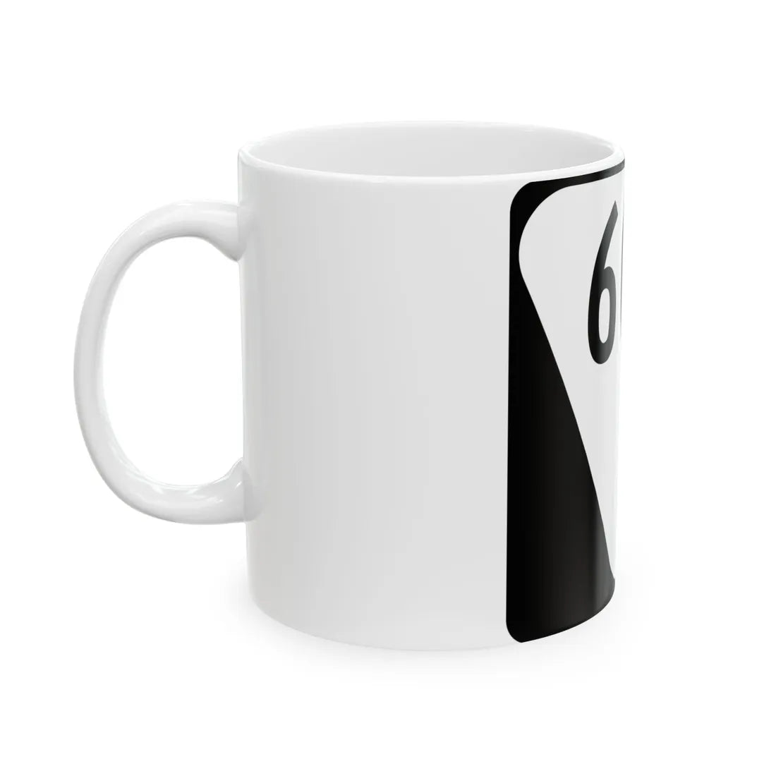 Mississippi 600 (Mississippi) (Road Sign) White Coffee Mug - Go Mug Yourself